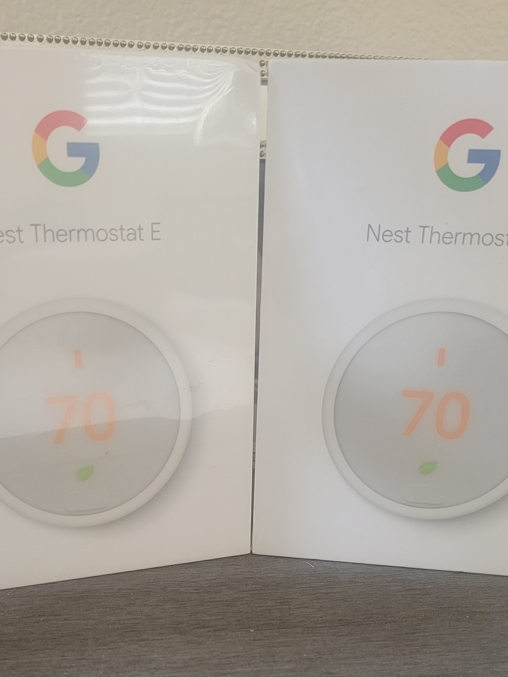 Google Nest Thermostat E – Set of 2 - Brand New Sealed Box